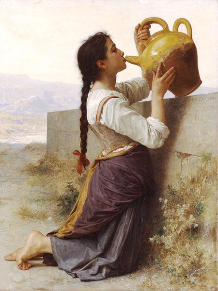 Adolphe William Bouguereau Thirst France oil painting art